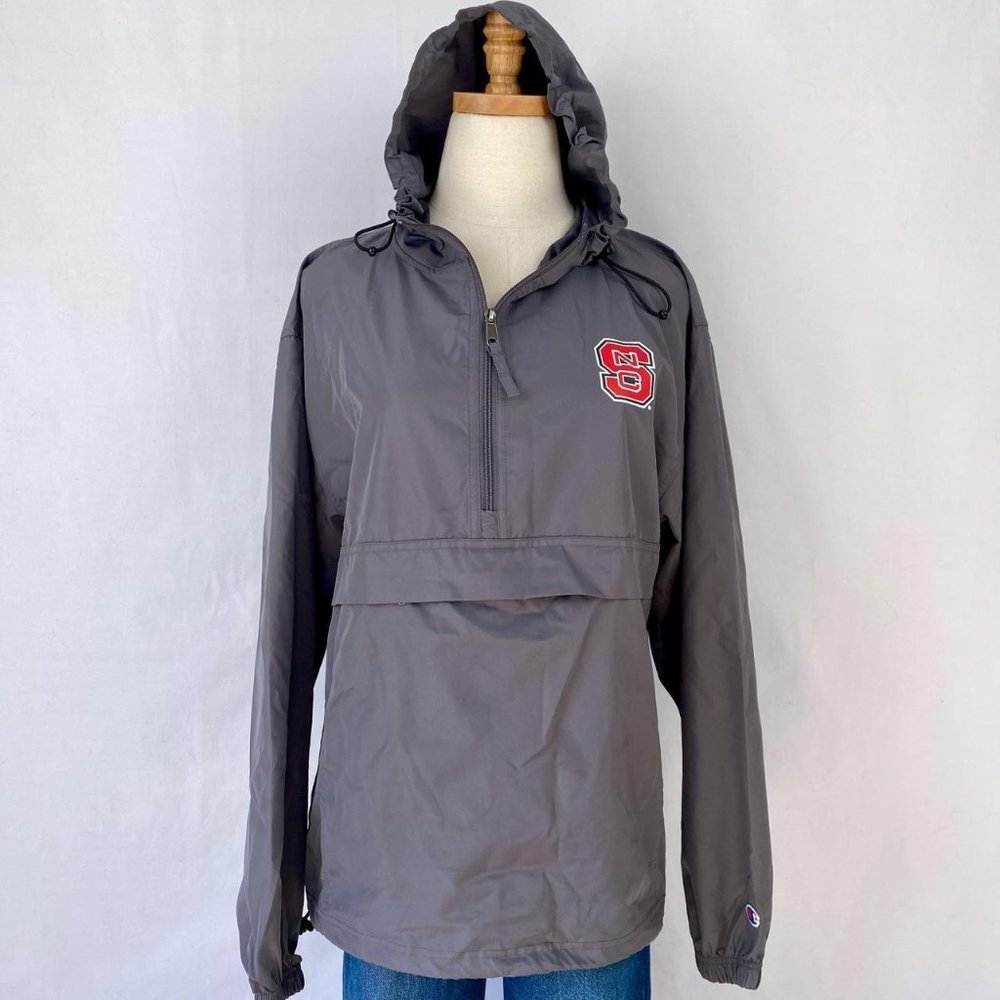 NC State Hooded Windbreaker
